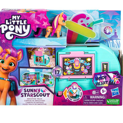 My Little Pony Sunny Starscout's smoothie truck