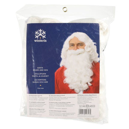 Winteria julemandsparyk og skæg hvid