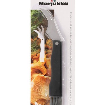 Marjukka Svampekniv foldebar med børste