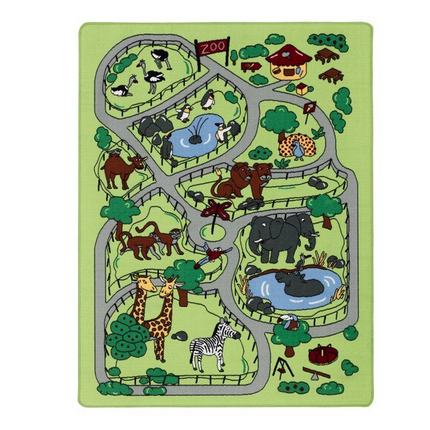4Living Tæppe Zoo 100x150 cm grøn