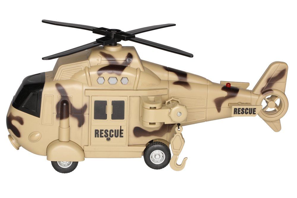 Rescue Helikopter med lys og lyde