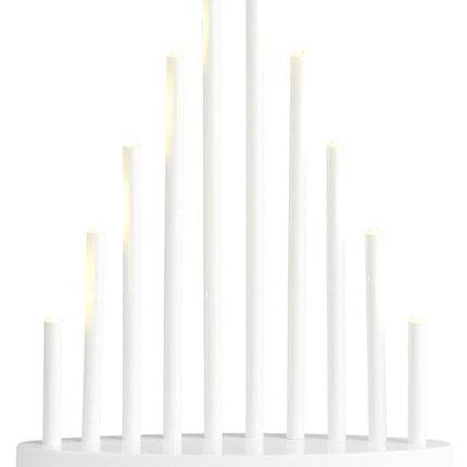 Day Candelabra 10 arm batteridrevet 24cm