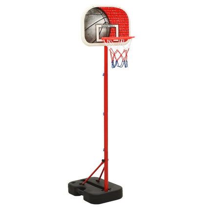 Flyttbar basketkorg justerbar 138,5-166 cm