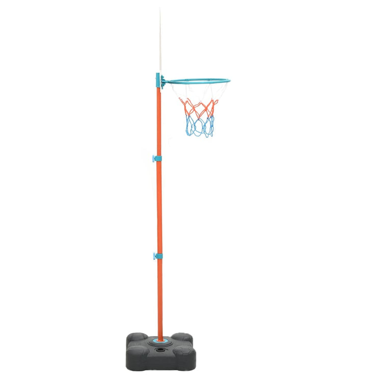 Flyttbar basketkorg justerbar 109-141 cm