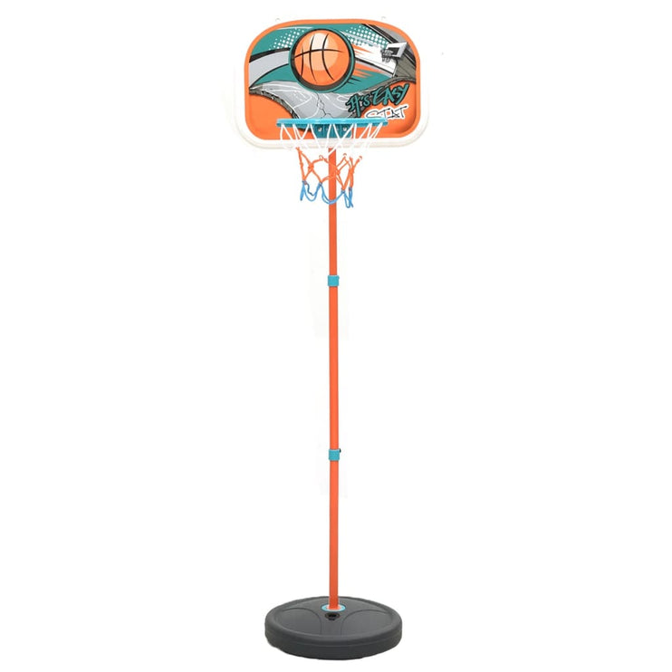 Flyttbar basketkorg justerbar 133-160 cm