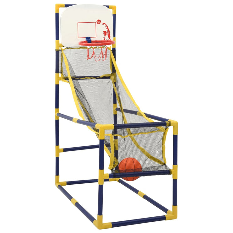 Basketboll arkadspel med boll och pump 45x86x127 cm