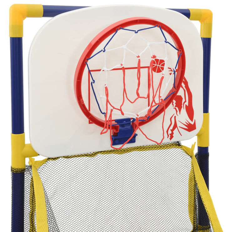 Basketboll arkadspel med boll och pump 45x86x127 cm