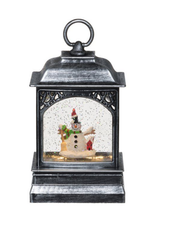 Finnlumor Lanterne LED-lys, snemand i sneen, 20cm