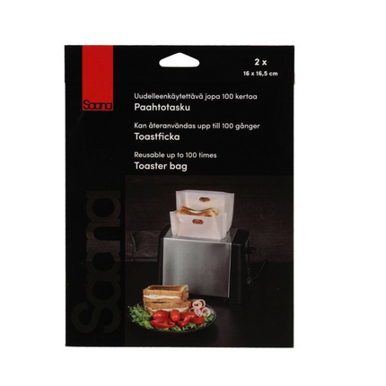 Saana Toaster taske 2 stk 16x16,5 cm