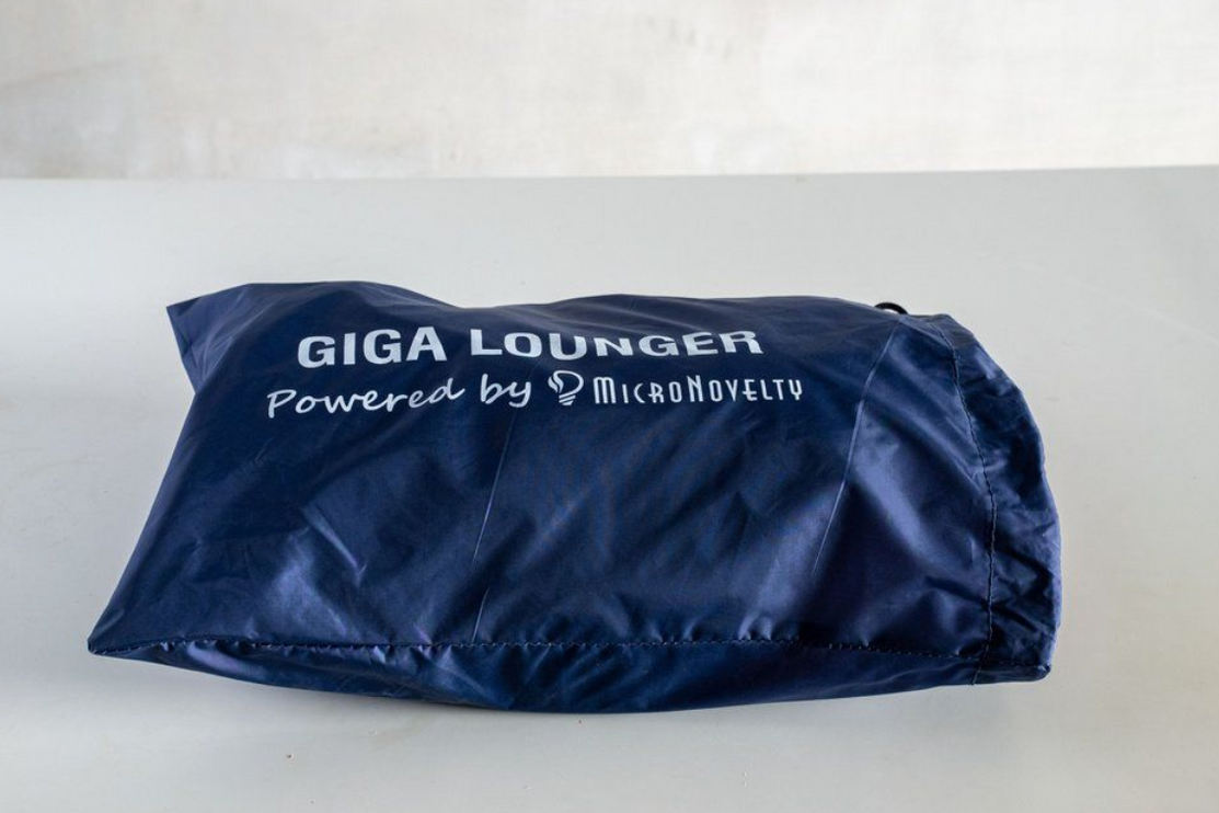Giga Lounger oppustelig loungestol 180 cm blå