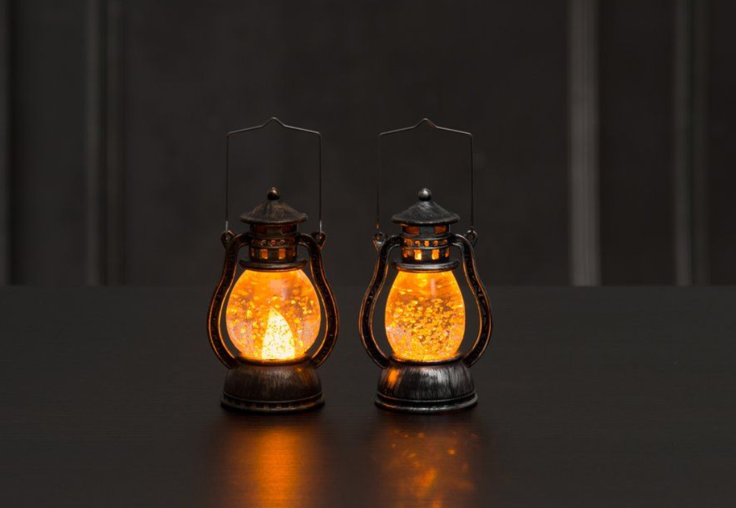Finnlumor Dekorationslampe LED mini-lanterne 12 cm ass