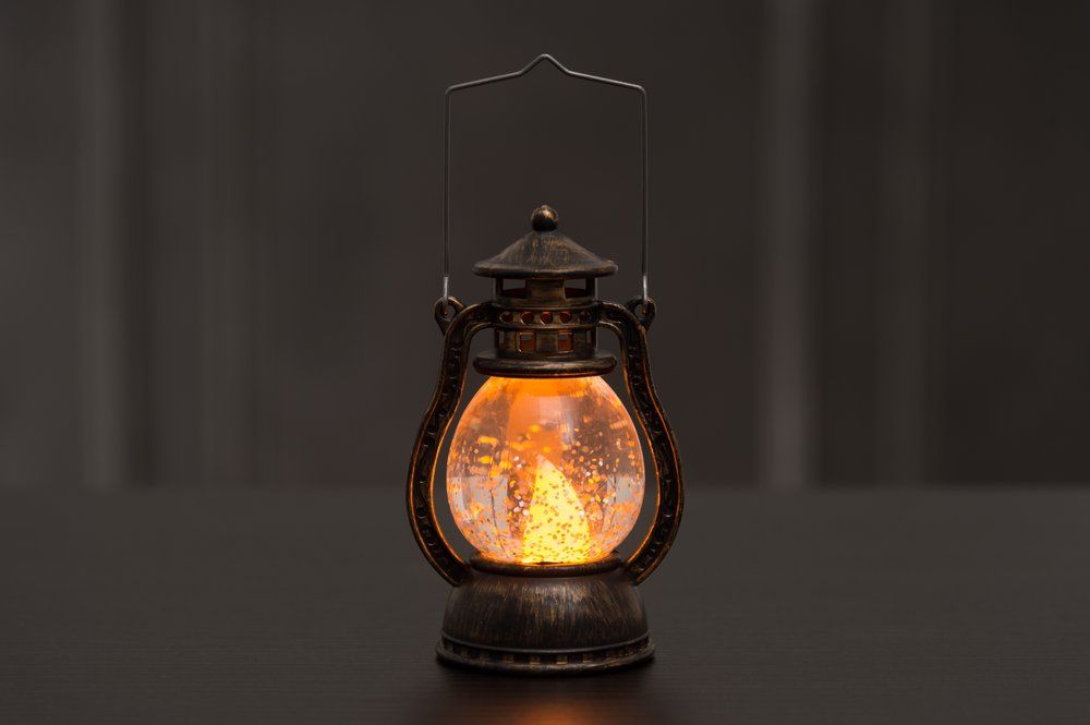 Finnlumor Dekorlampe LED mini-lanterne 12 cm ass