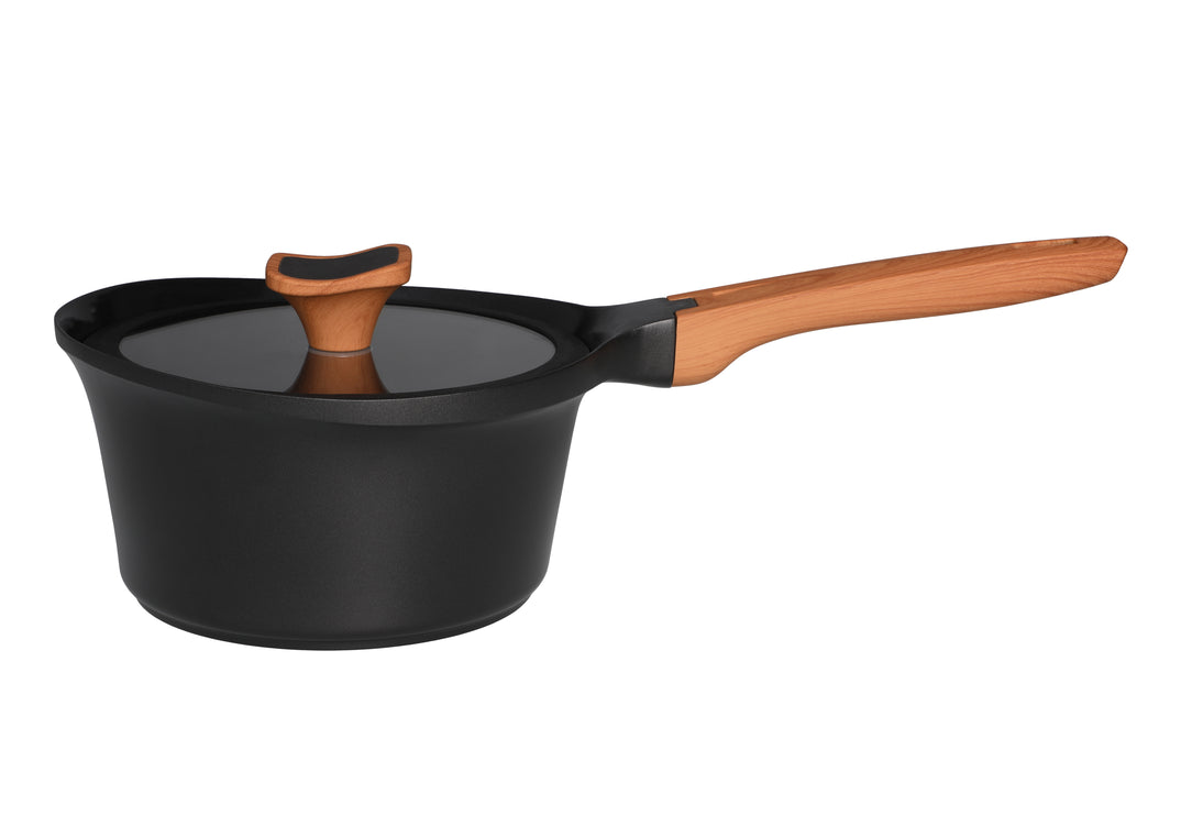 Maku Kasserolle 1,96 l 18 cm støbt aluminium med glaslåg 20