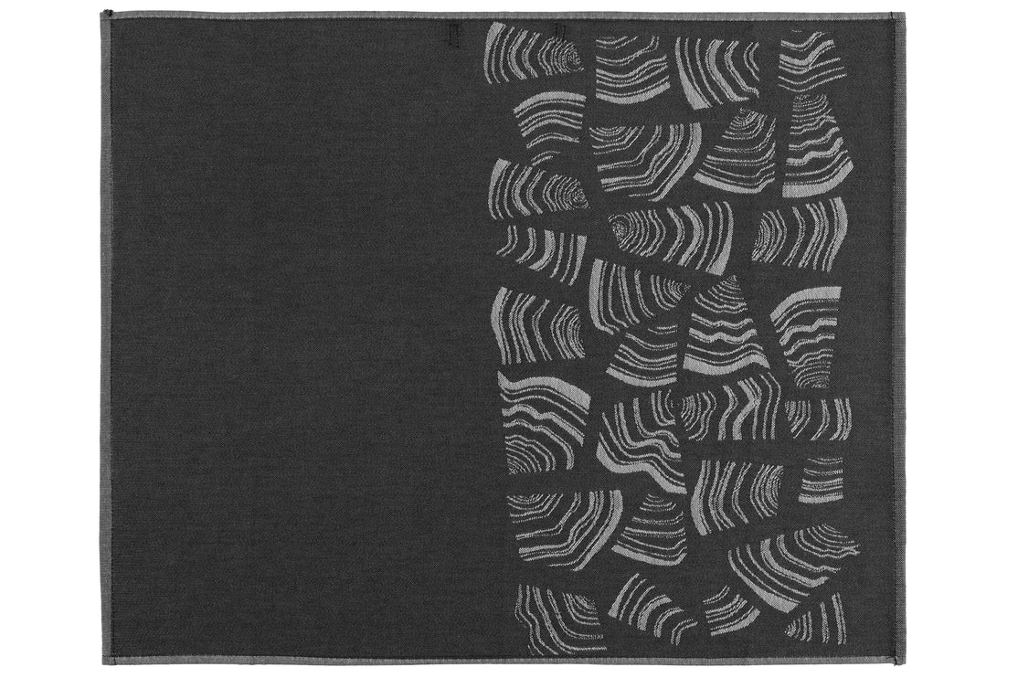 Rento Sæde håndklæde Pino sort 50 x 60 cm