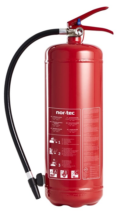 Nor-Tec Brandslukker, pulver, ABC 6kg