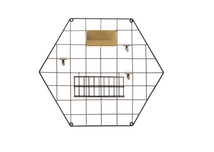 4Living mindeplade Hexagon 50 x 50 cm