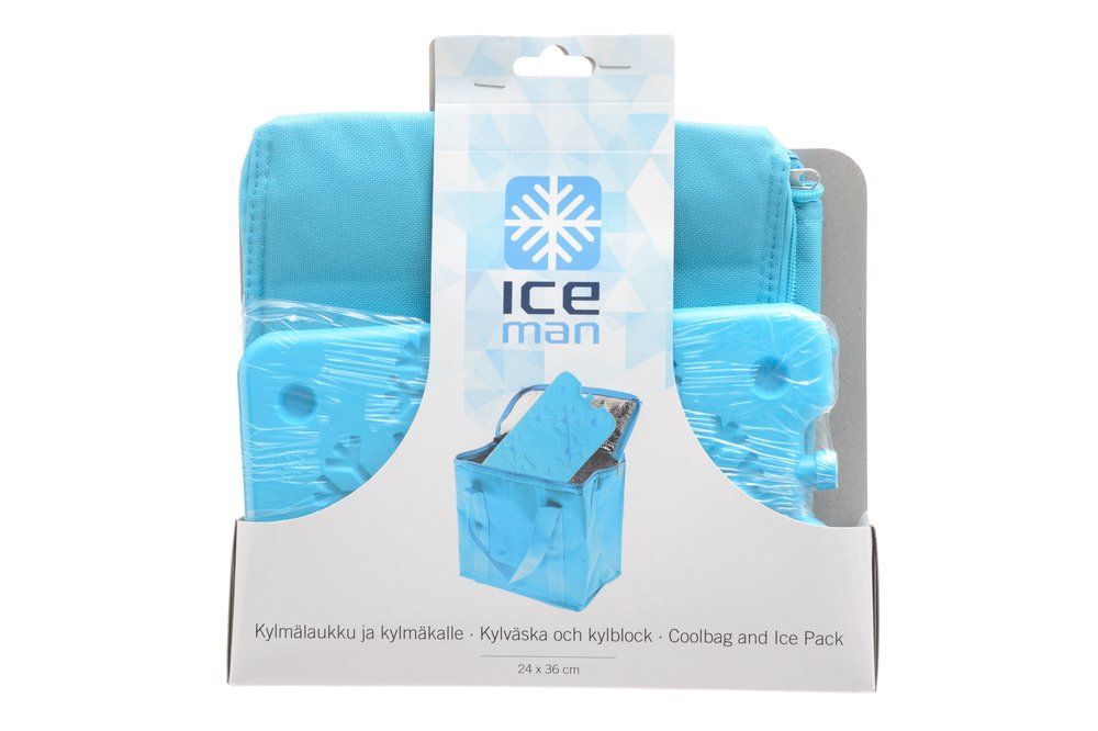 Iceman Køletaske 7 l + kølelamper, forskellige farver Ass. 1 stk