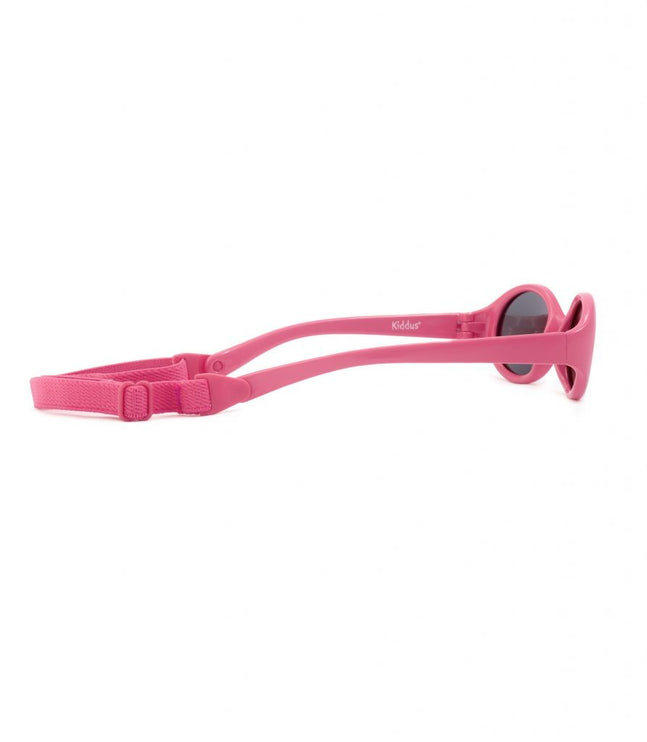 Kiddus Sunglasses - flexible comfort pink polarized with case