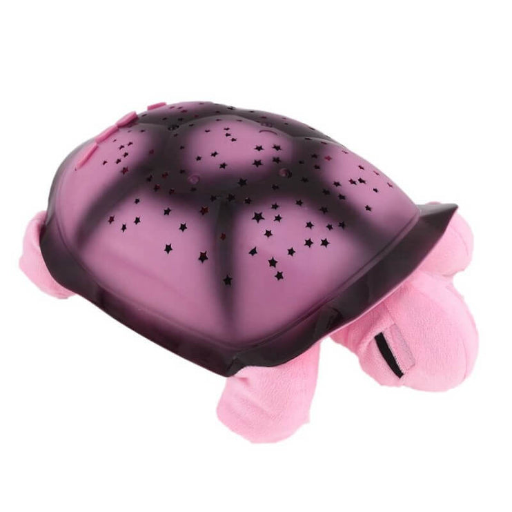 Great night light projector turtle with starry sky blue