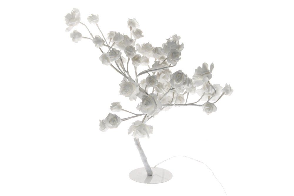Finnlumor bordlampe Rosewood hvid LED 45 cm