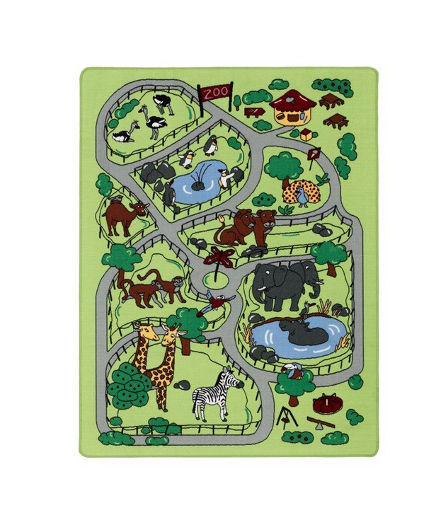 4Living Tæppe Zoo 100x150 cm grøn