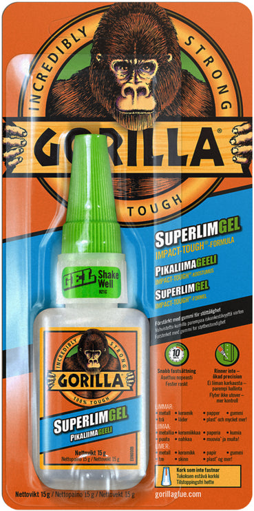 Gorilla Superglue Gel, 15 g